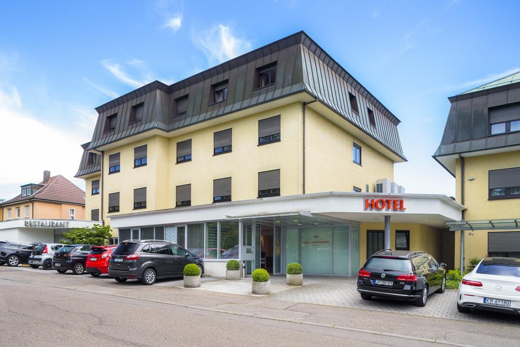Hotel Scheffelhoehe Брухзаль Экстерьер фото